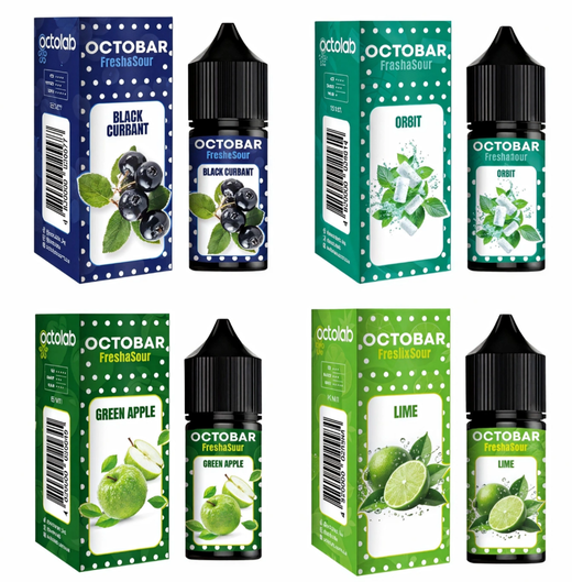 OCTOBAR Fresh&Sour 30ml 50mg - Kiwi Passionfruit OC-FS-30-50-5 фото
