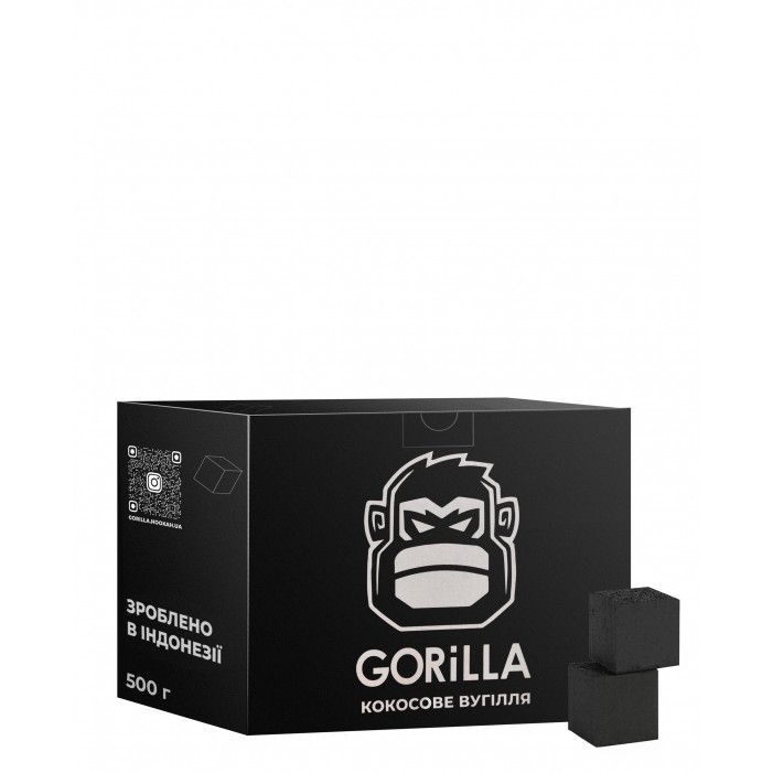 Кокосове вугілля GORILLA 0.5 кг COAL-1-7 фото